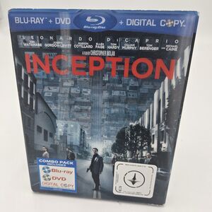 Inception 2010 Digital Copy Bluray Disc DVD Leonardo Dicaprio PG13 148 Minutes